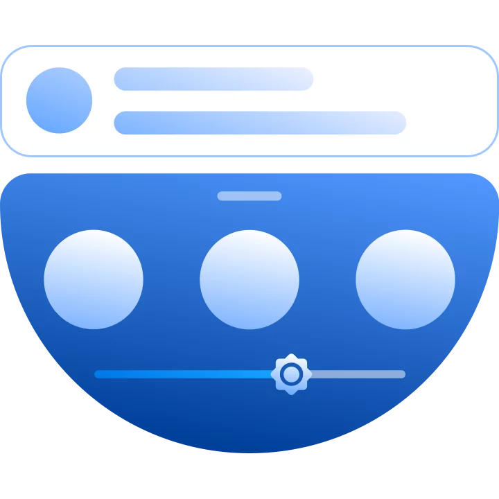 bottom quick setting logo icon